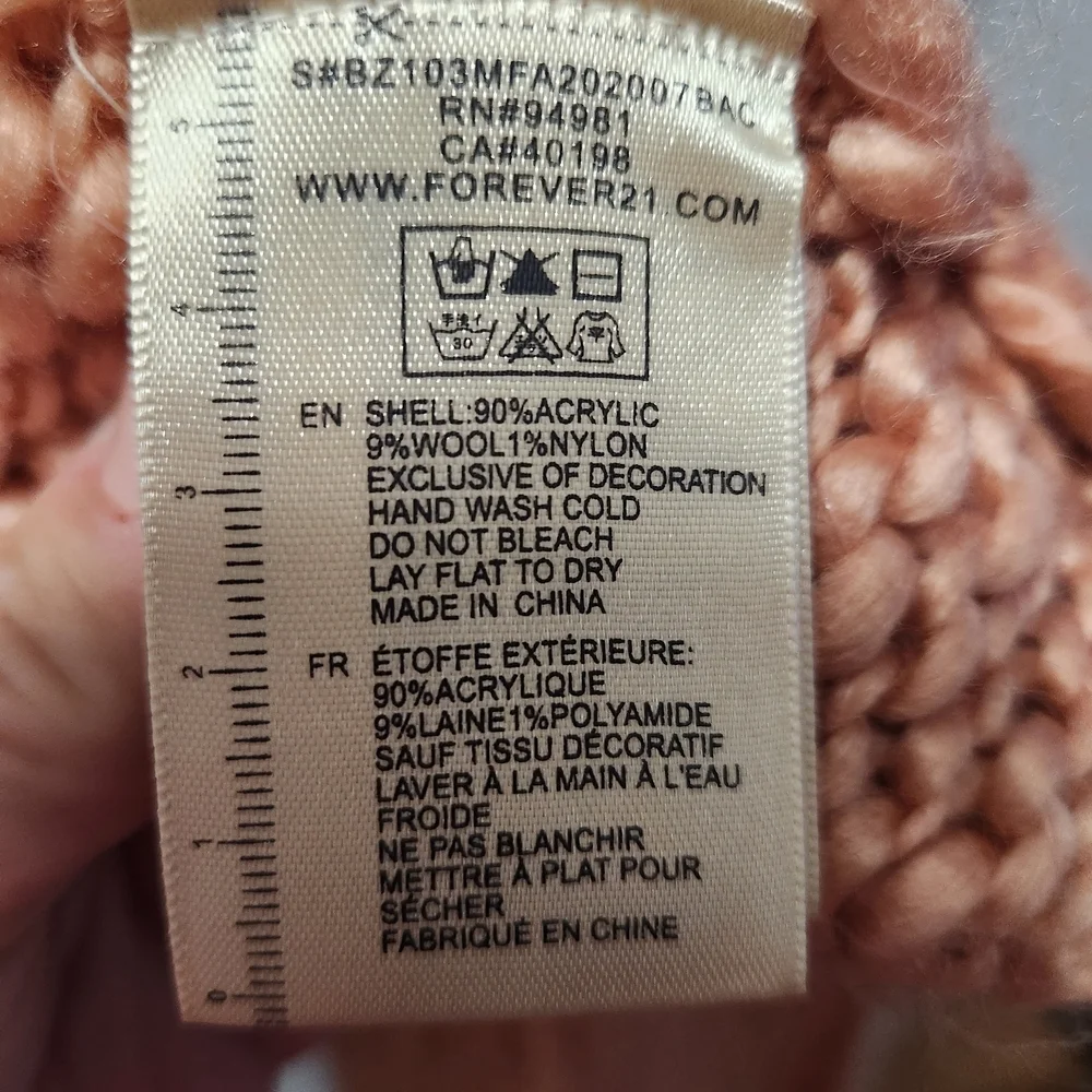Forever 21 Textured Knit Vest in Brown